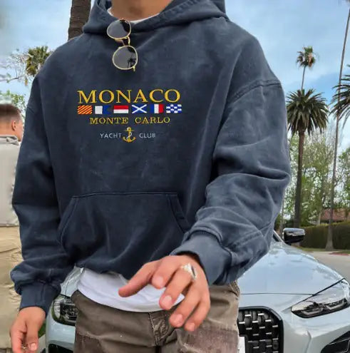 Old Money Style Monaco Hoodie